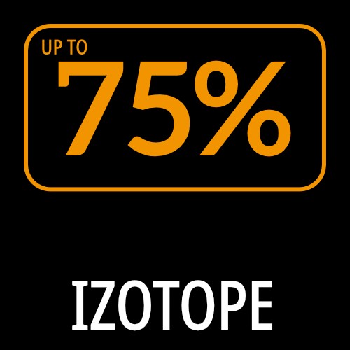 Deal iZotope - Holiday Sale - Up to 75% Off