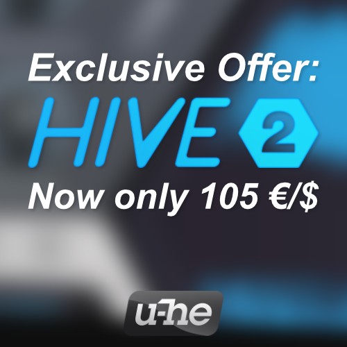 Deal Exklusives Angebot: U-He Hive 2 on Sale