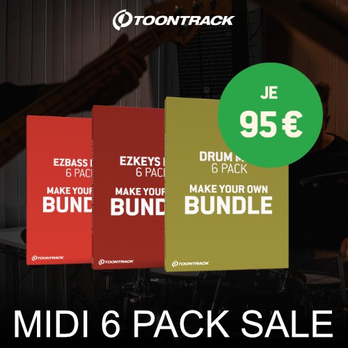 Toontrack MIDI 6 Pack Sale