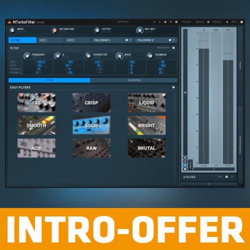 Deal MeldaProduction - MTurboFilter - Intro Offer