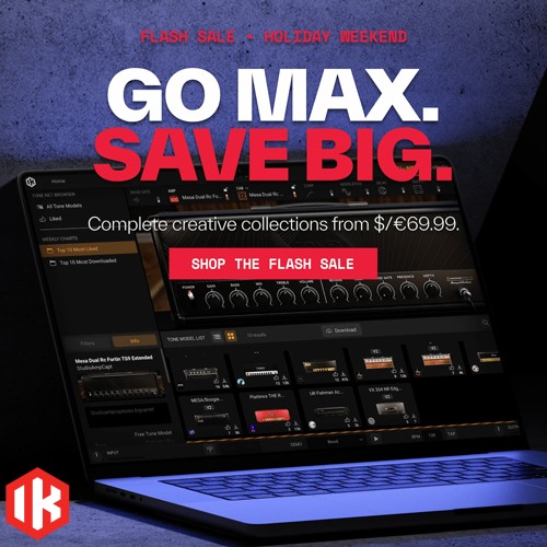 Deal IK Multimedia - MAX Freedom Flash Sale