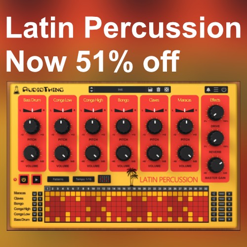 AudioThing: 51% Off Latin Percussion