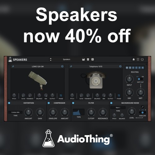 AudioThing: 40% Off Speakers