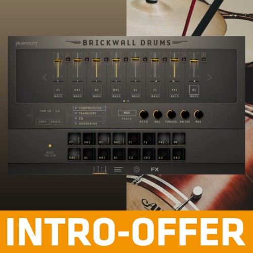 Heavyocity - Brickwall Drums - Intro Offer