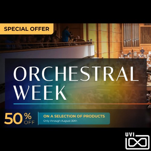 Deal UVI Orchestral Week: 50% Off