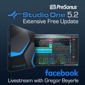 PreSonus StudioOne 5.2 Live Stream