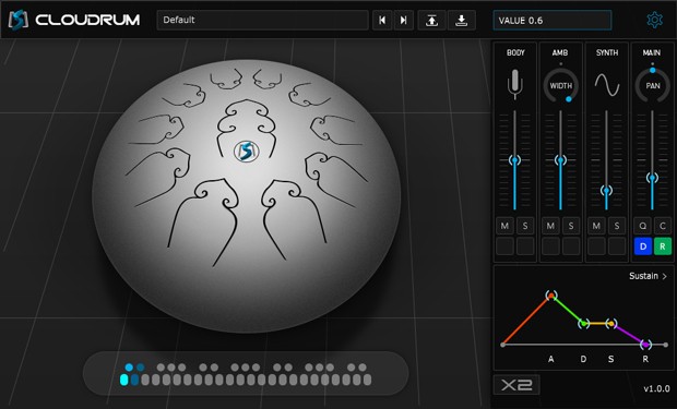 Cloudrum GUI Screen