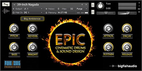 Epic KONTAKT Screen