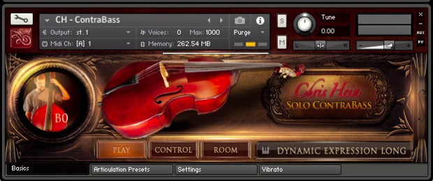 Solo ContraBass GUI