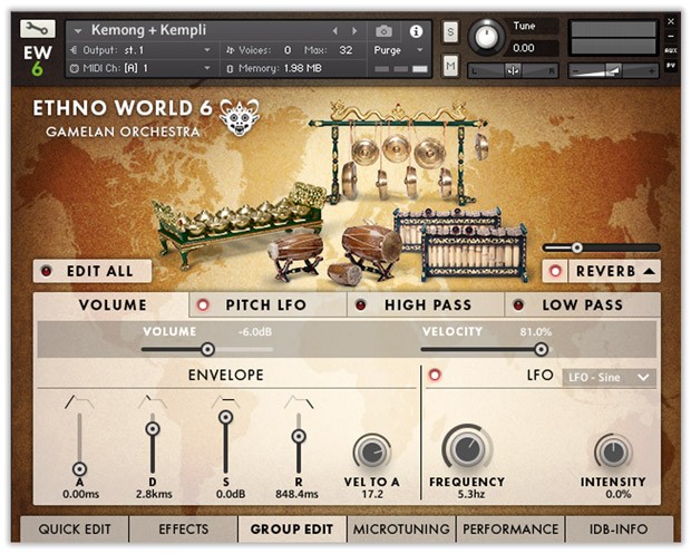 Ethno World Gamelan GUI