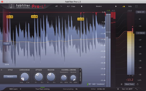 Pro-L GUI Screen