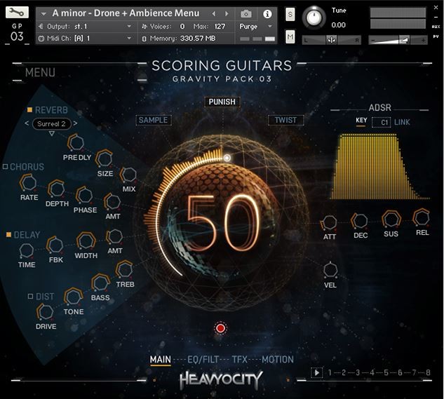 Scoring Guitars Screen