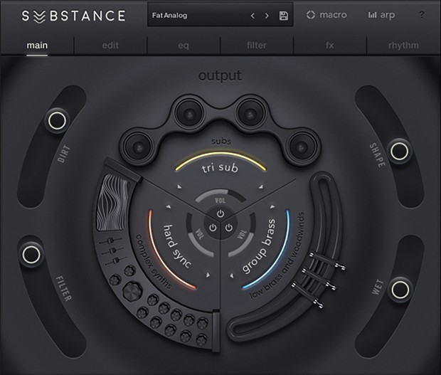 Substance Main GUI