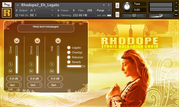 Legato GUI Screen