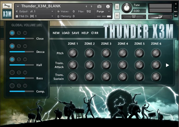 Thunder X3M GUI
