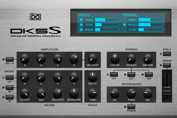 DK5S GUI Screen
