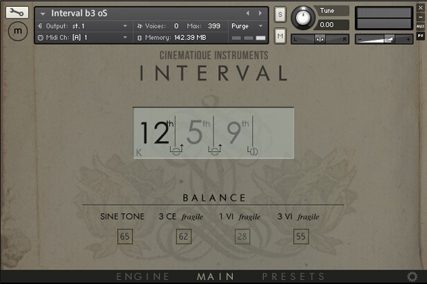 Interval Main GUI