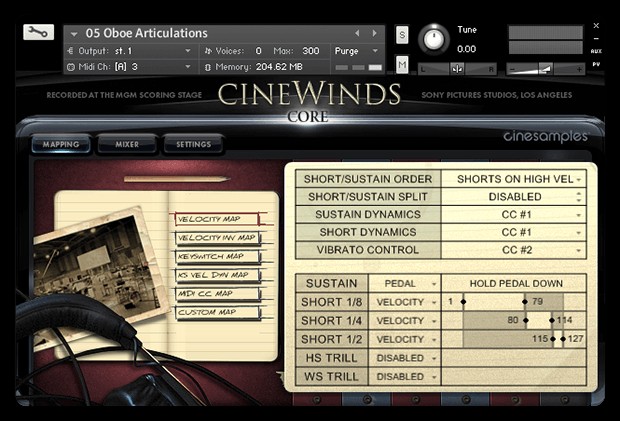 CineWinds Screen