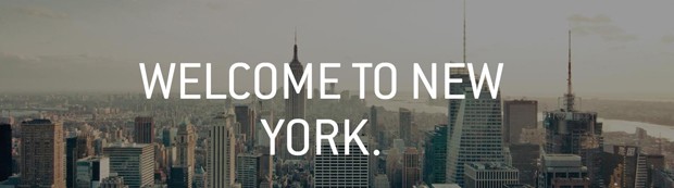 Welcome to New York