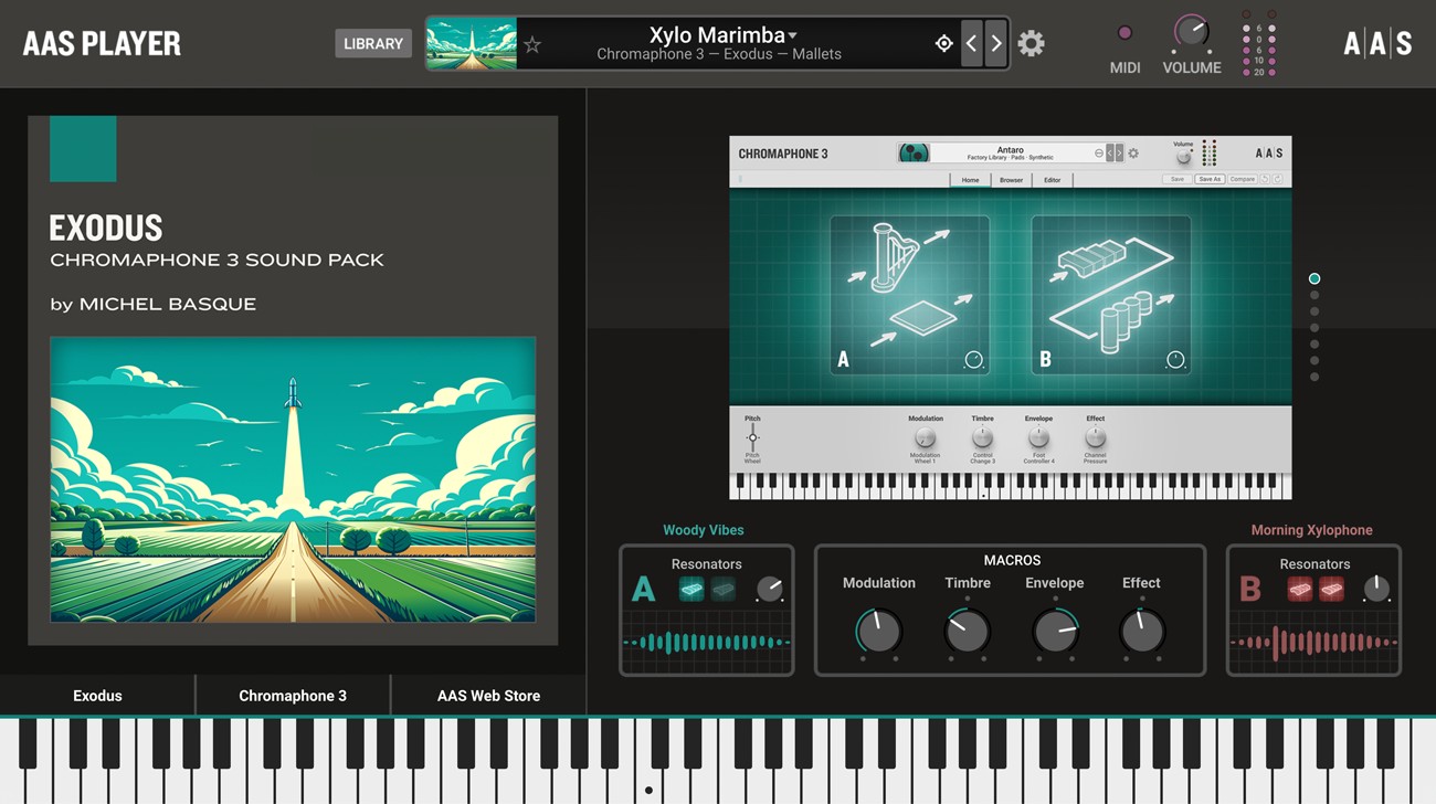 AAS Player Chromaphone GUI