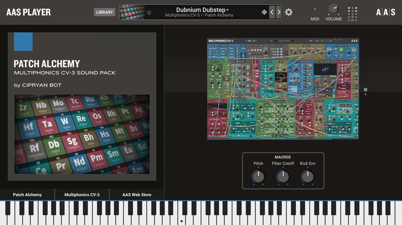 AAS Player CV-3 GUI