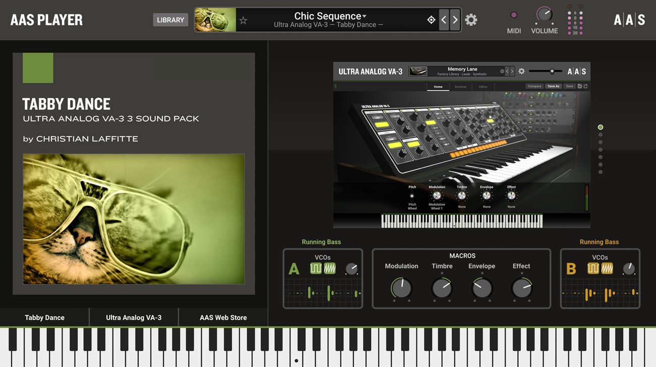 AAS Player VA-3 GUI