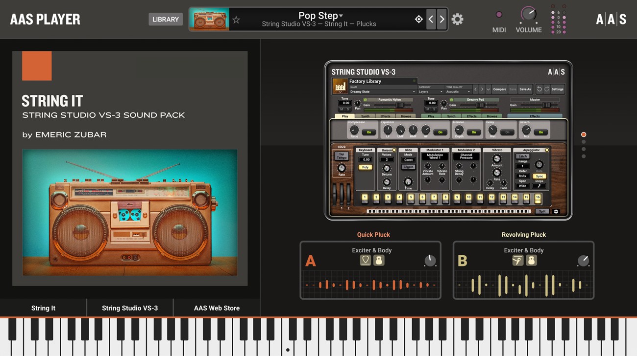 AAS Player VS-3 GUI