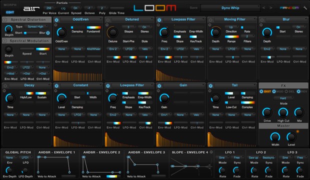 Loom Classic GUI Screen