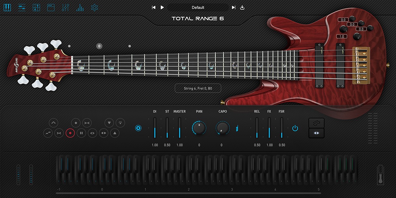 Ample Bass TR6 GUI
