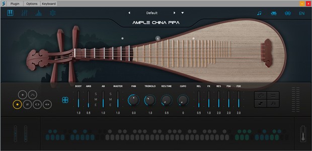 Ample China Pipa GUI Screen 1