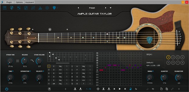 AGT III Strummer GUI