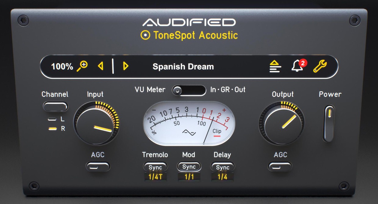Tonespot Acoustic Express GUI