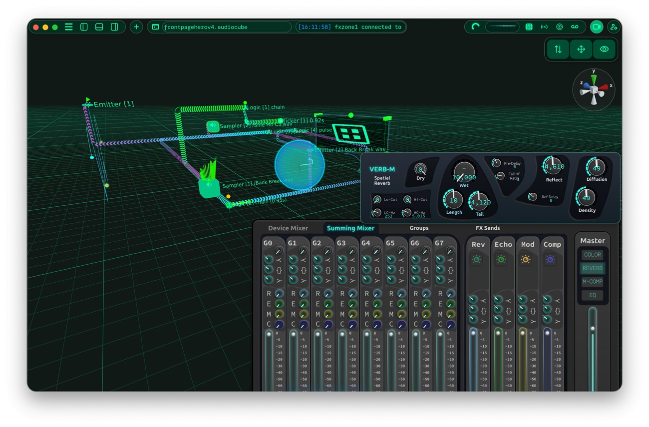 MIxer GUI Screen