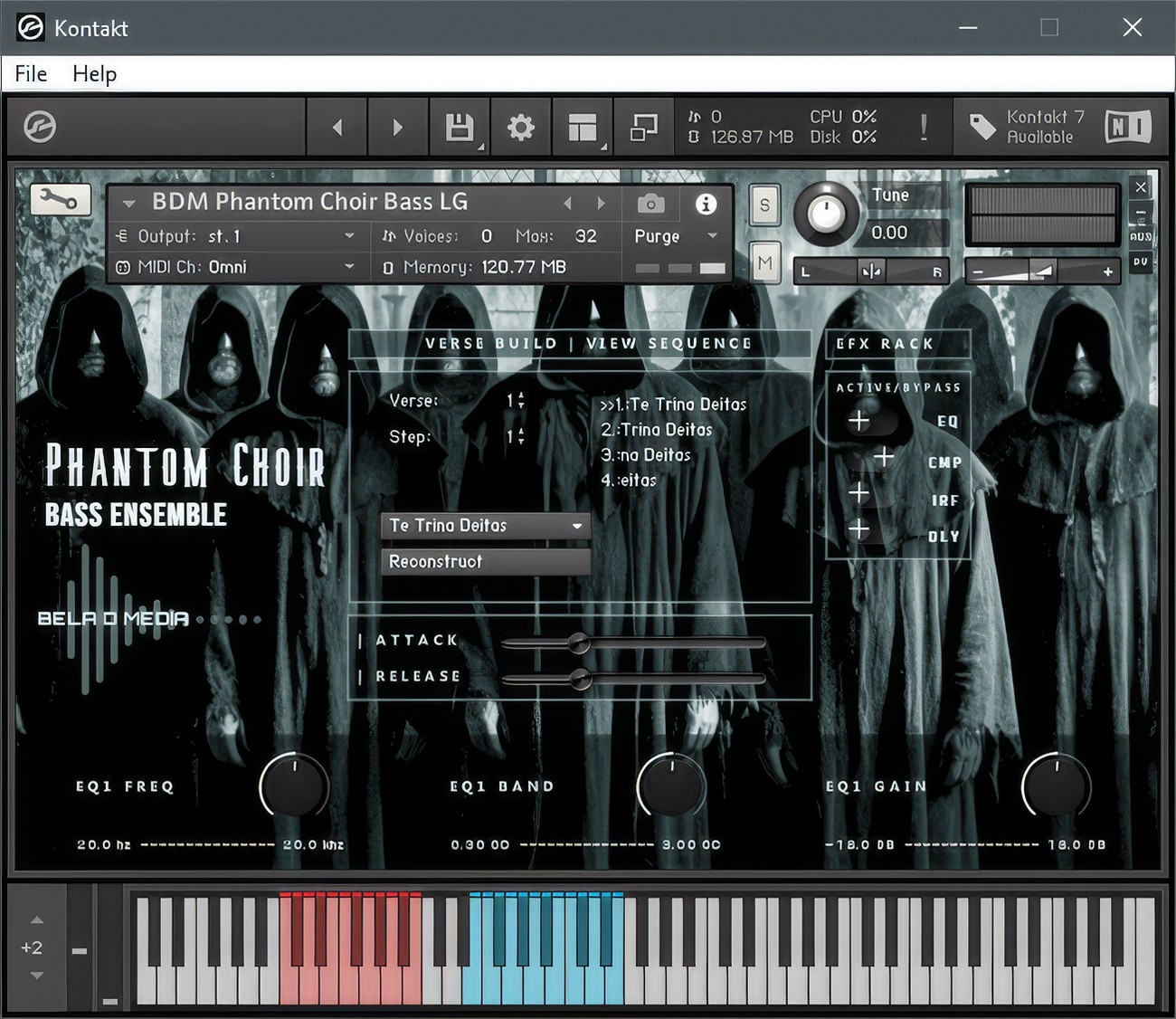 Bass Ensemble Kontakt GUI