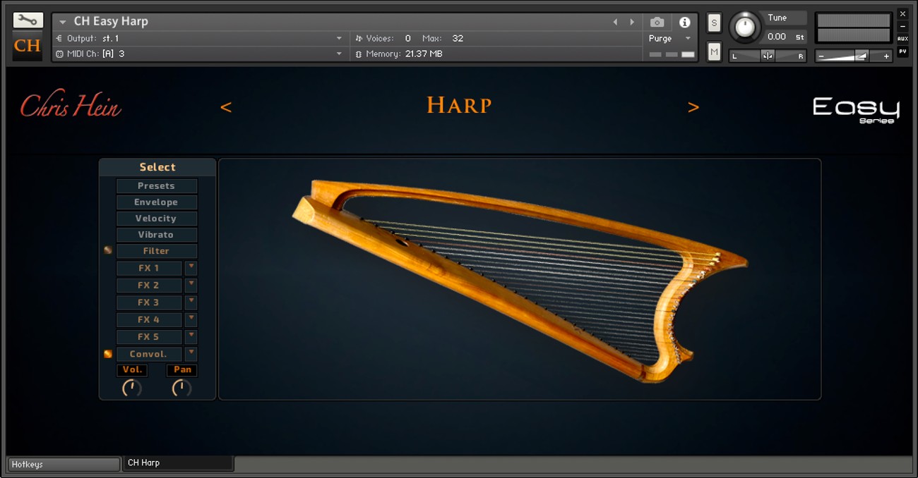 Harp GUI