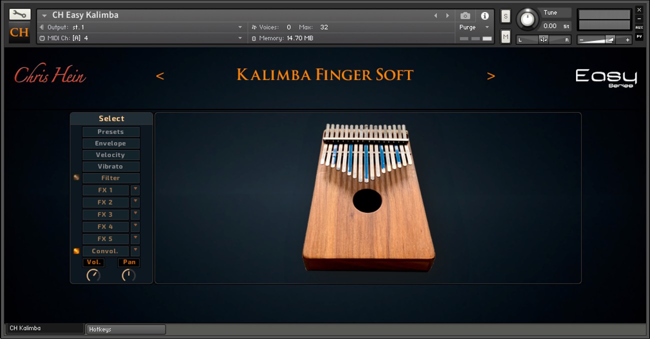 Kalimba GUI