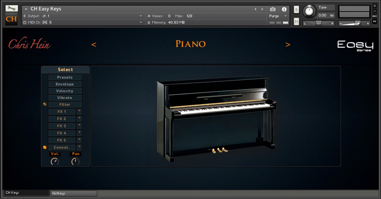 Keys GUI