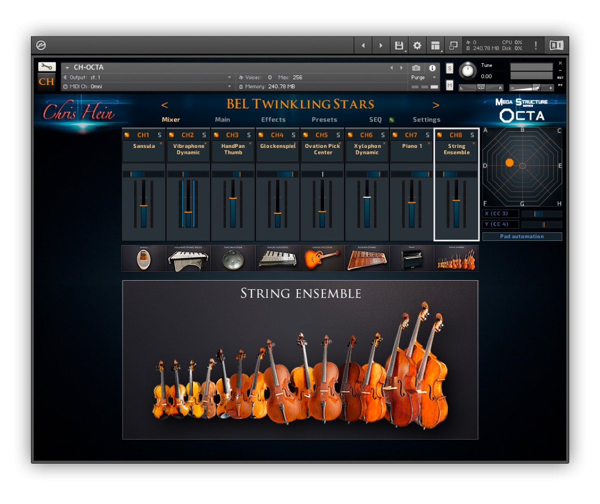 OCTA Mixer GUI