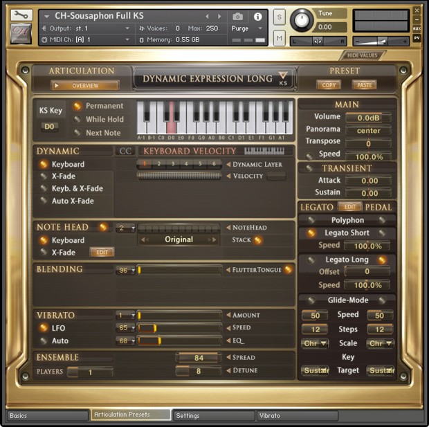 CH Brass EXT Basic GUI