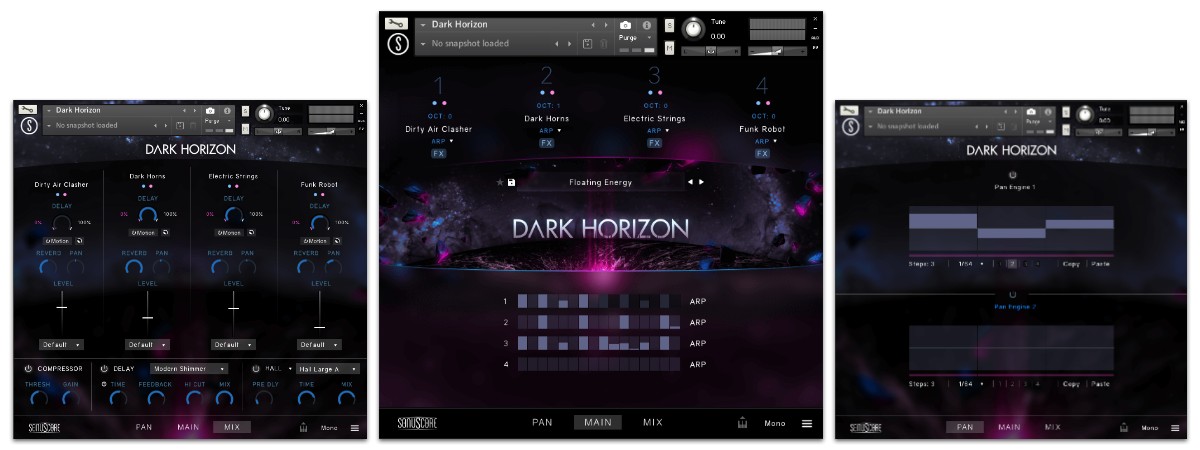 Dark Horizon GUI Art 1
