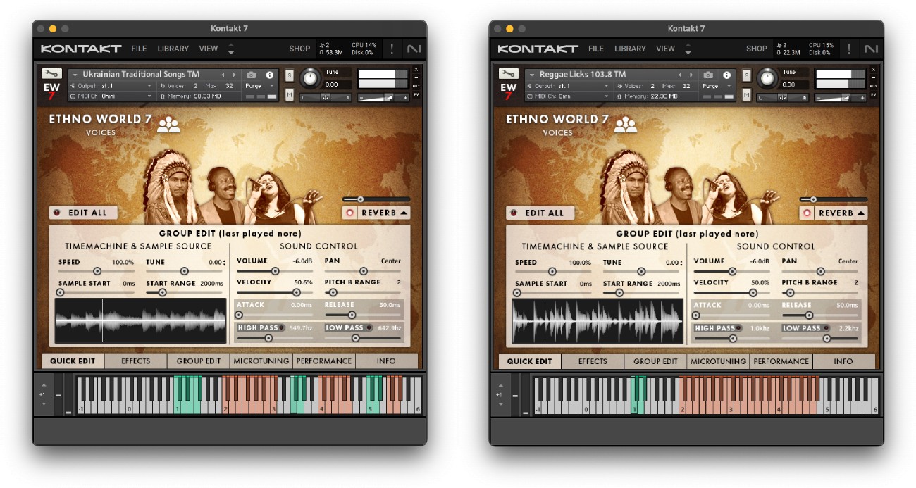 Ethno World 7 Voices GUI Banner