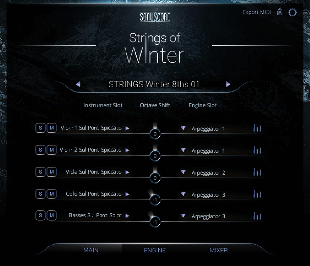 Strings of Winter New GUI