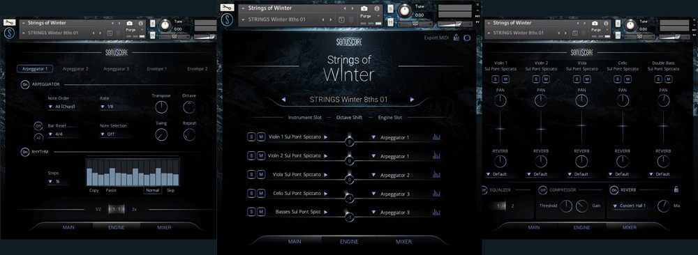 Strings of Winter GUI Banner