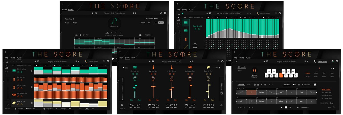 The Score GUI Screen Banner