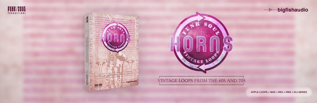 Funk Soul Vintage Horns Header