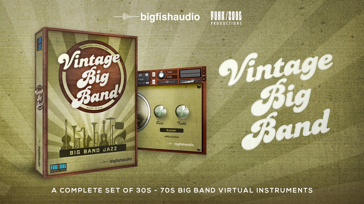 Vintage Big Band Banner