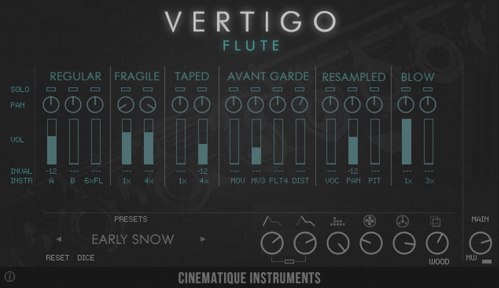 Vertigo Flute GUI