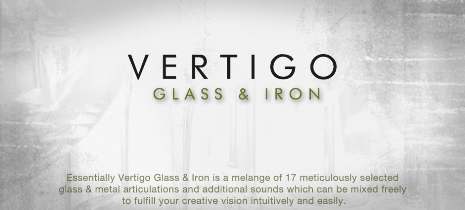 Vertigo Glass and Iron Header