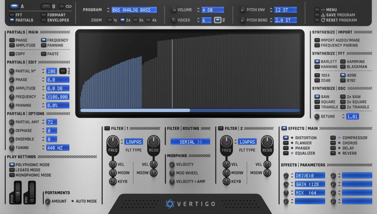 Vertigo GUI