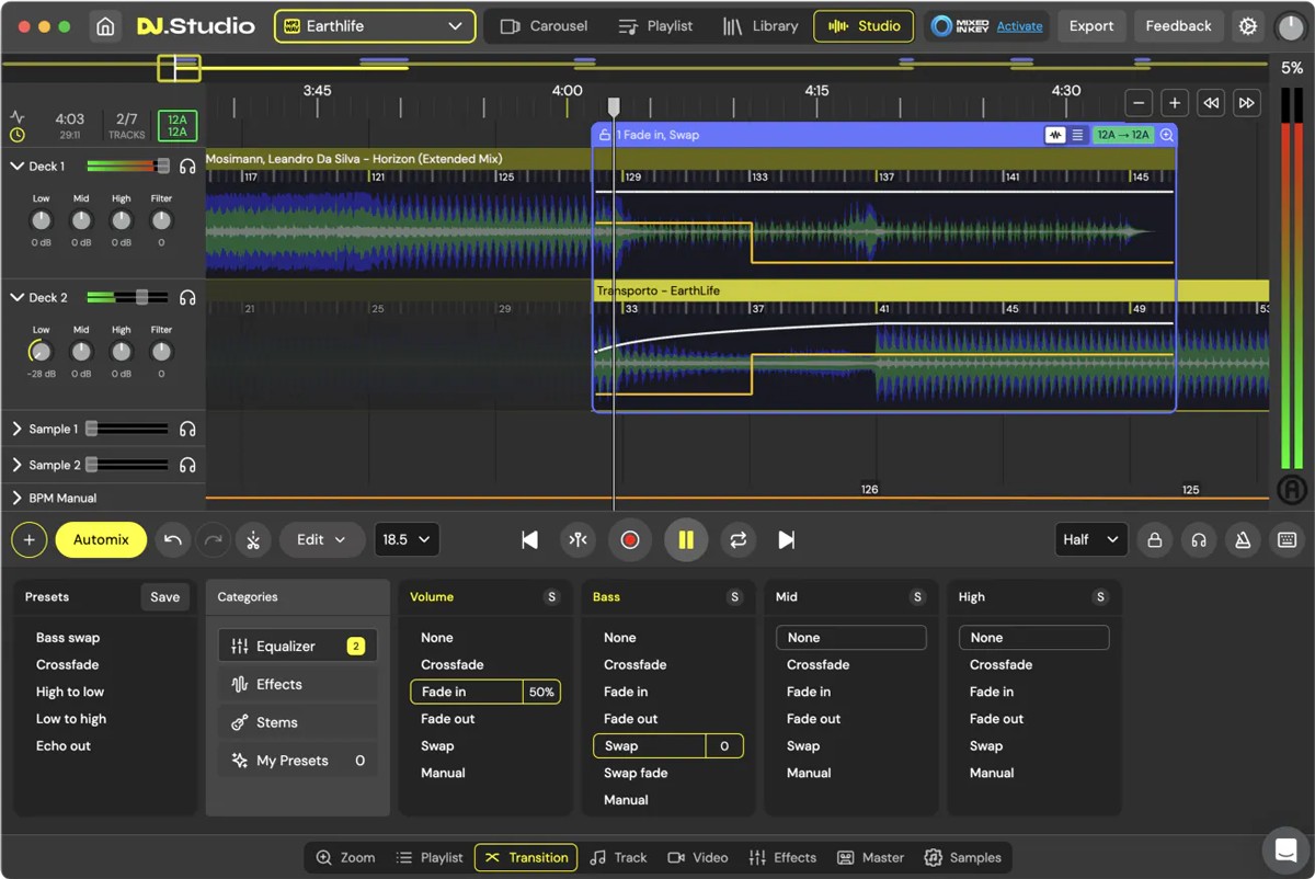 DJ Studio GUI